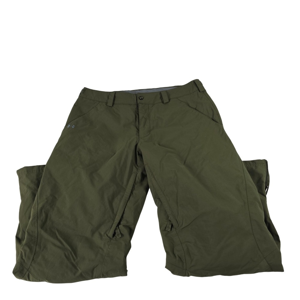Under Armour Mens LG Olive Green Snow Pants Ski Snowboard VSNO338 FW081006235